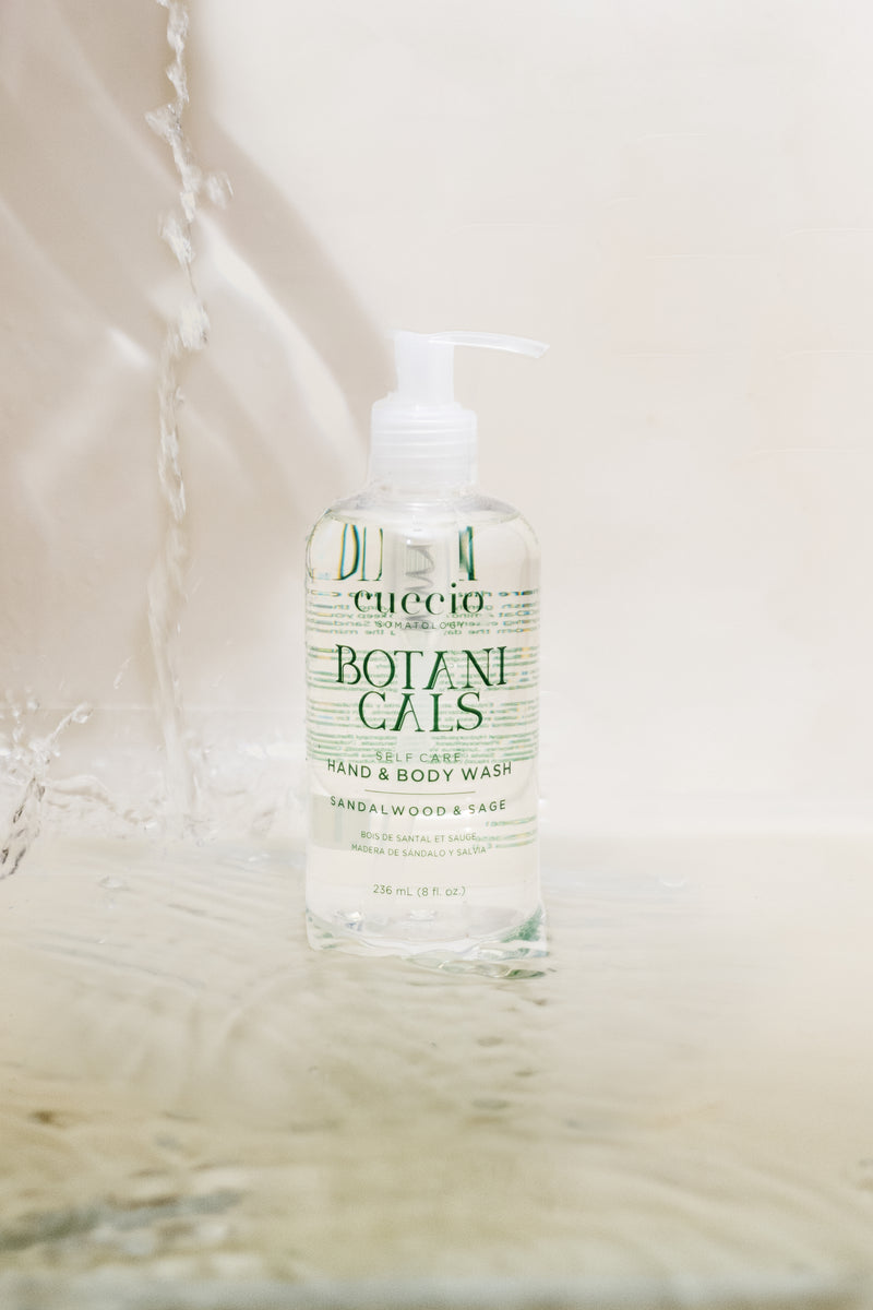 BOTANICALS HYDRATING HAND & BODY WASH SANDALWOOD + SAGE 8oz.